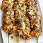 Ranch Garlic Parmesan Chicken Skewers