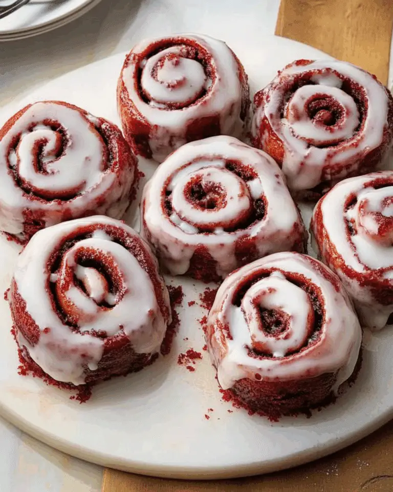 Red Velvet Cinnamon Rolls