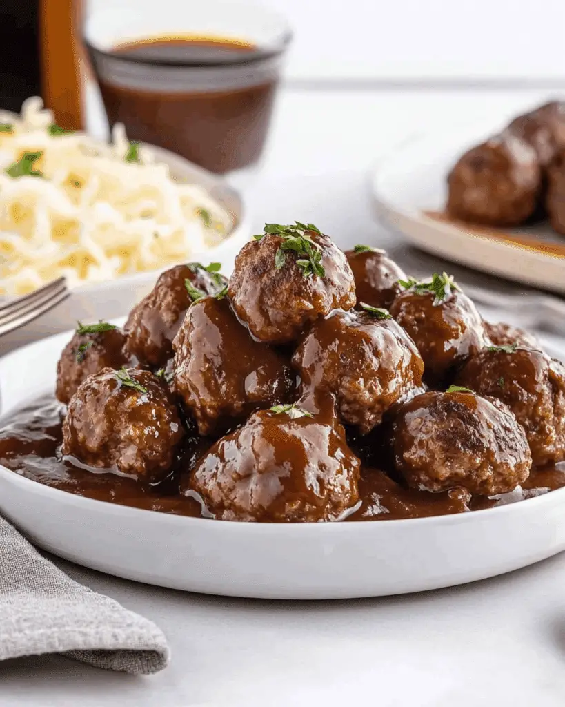 Salisbury Steak Meatballs