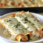 Shrimp Enchiladas with Cream Sauce