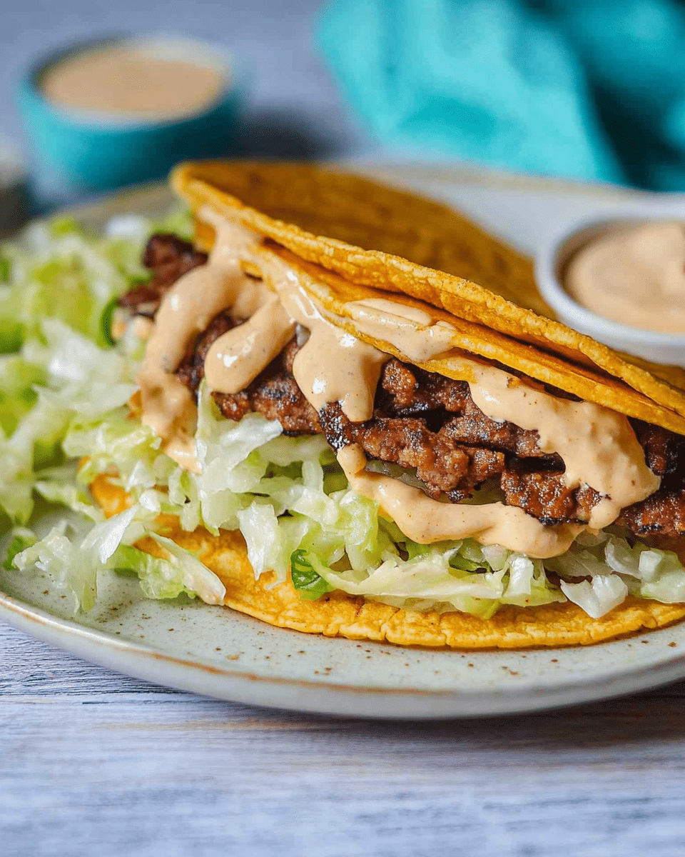 Smash Burger Tacos