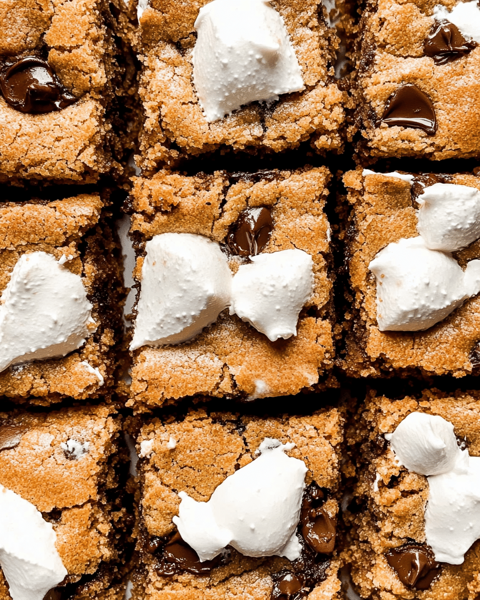 S’mores Cookie Bars