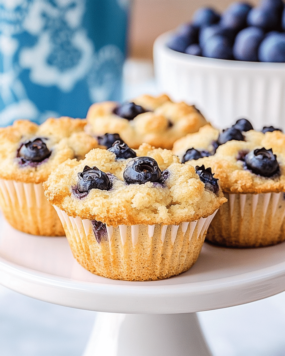 Sourdough Discard Blueberry Muffins