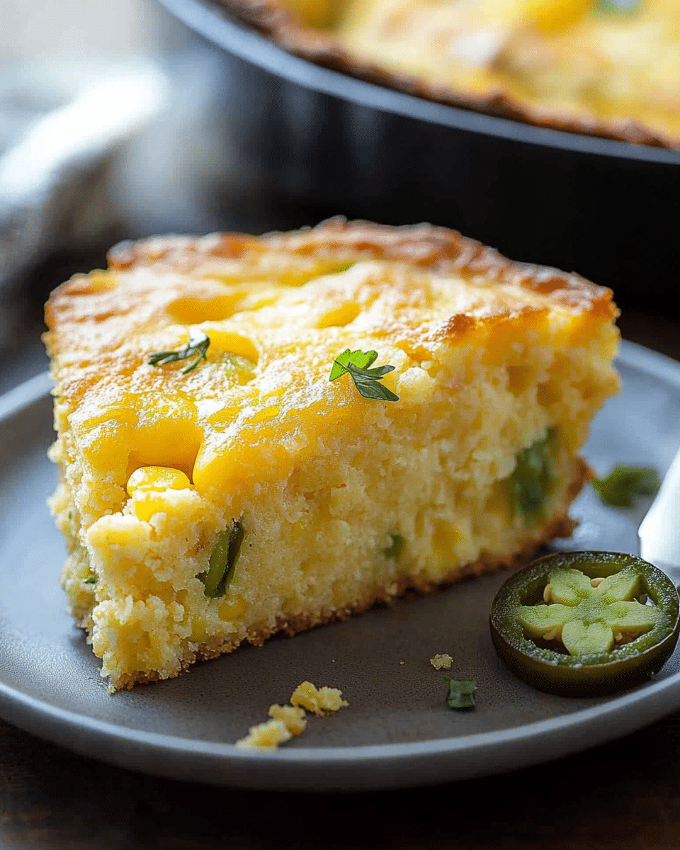 Southern Cheddar Jalapeño Cornbread Bake