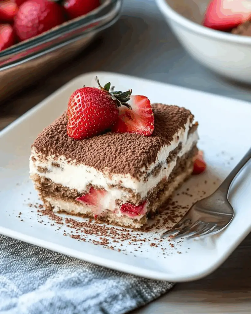 Strawberry Tiramisu