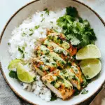 Sweet Chili Chicken Bowl with Coconut Lime Drizzle