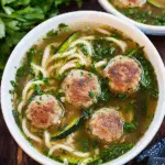 Turkey Meatball Zoodle Soup