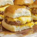 Turkey Sausage, Egg, and Cheese Breakfast Sliders