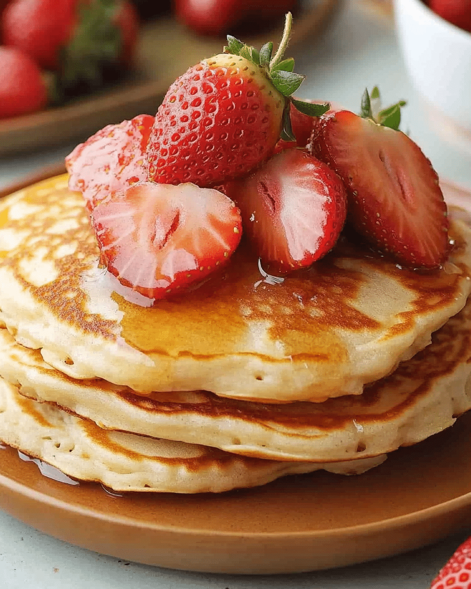 Vegan Strawberry Pancakes