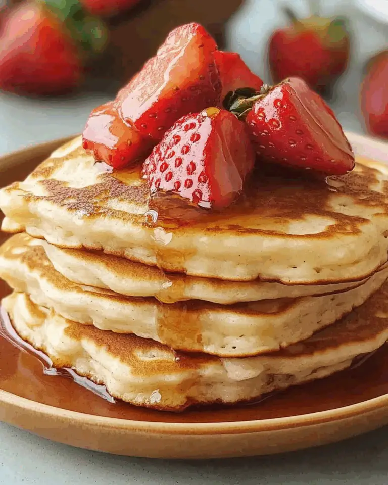 Vegan Strawberry Pancakes