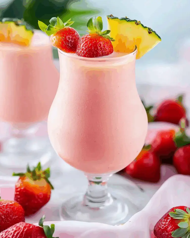 Virgin Strawberry Pina Colada