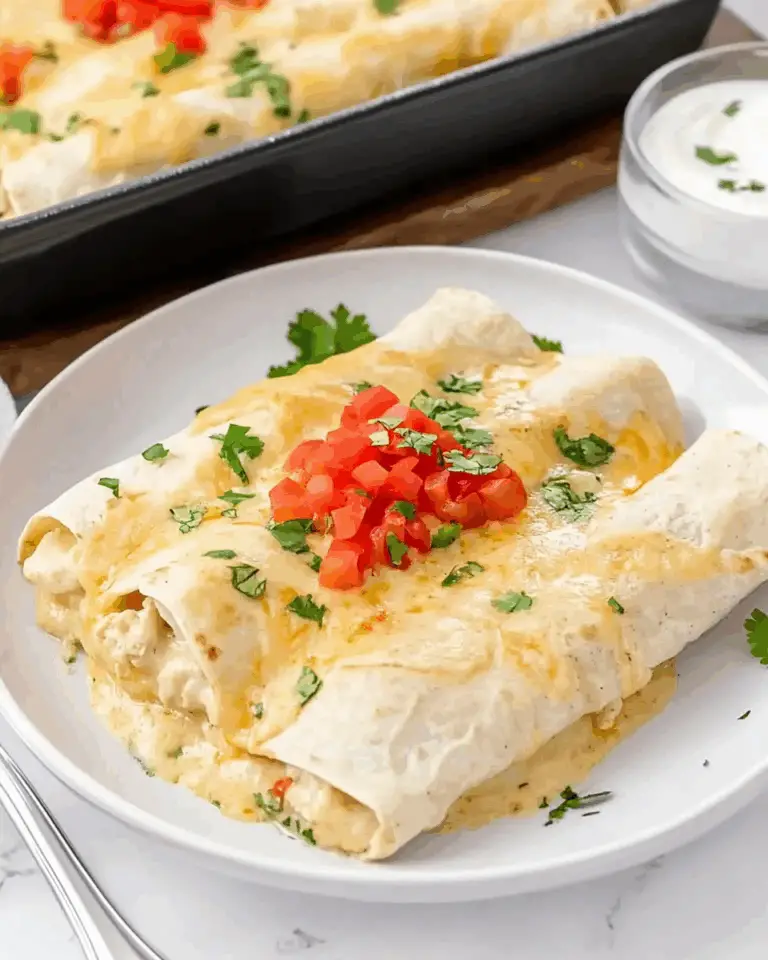 White Chicken Enchiladas