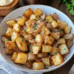 Air Fryer Garlic Parmesan Potatoes