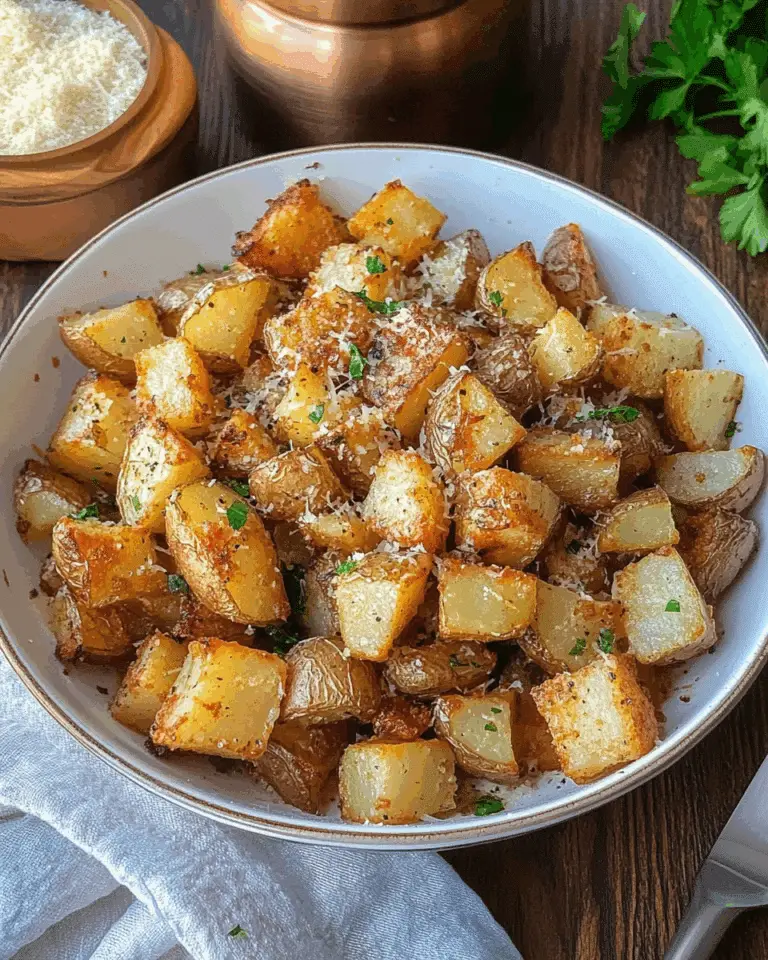 Air Fryer Garlic Parmesan Potatoes