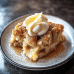 Apple Cider Donut Bread Pudding