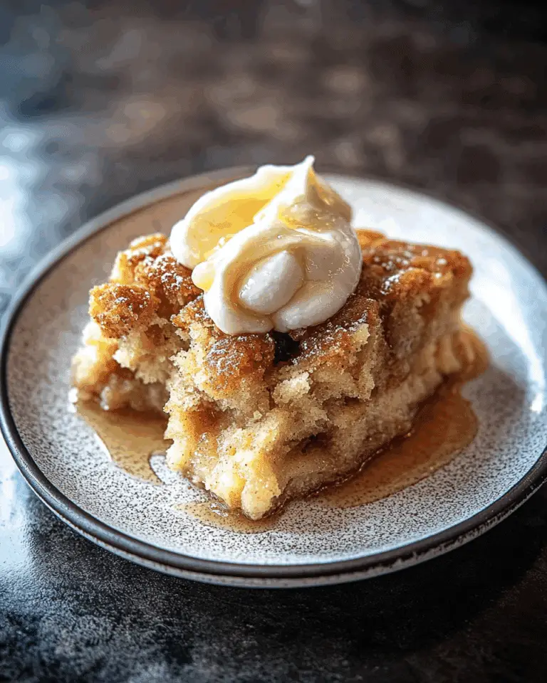 Apple Cider Donut Bread Pudding