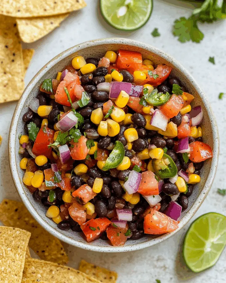 Black Bean and Corn Salsa