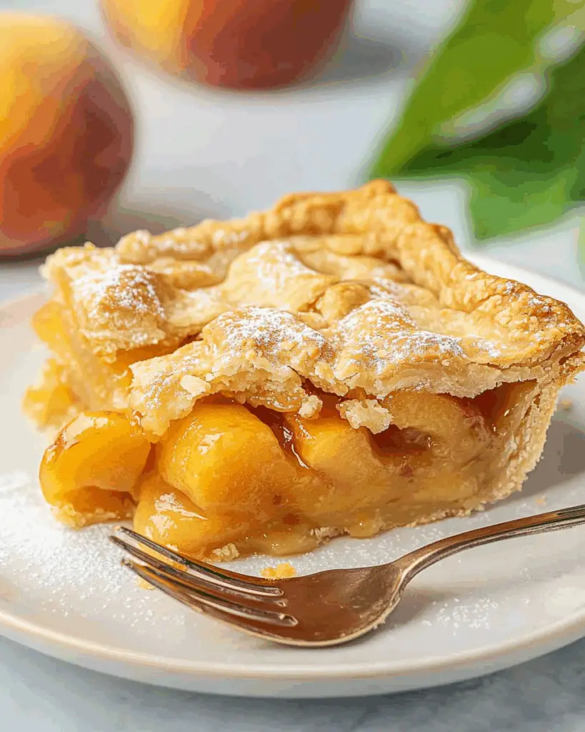 Peach Slab Pie