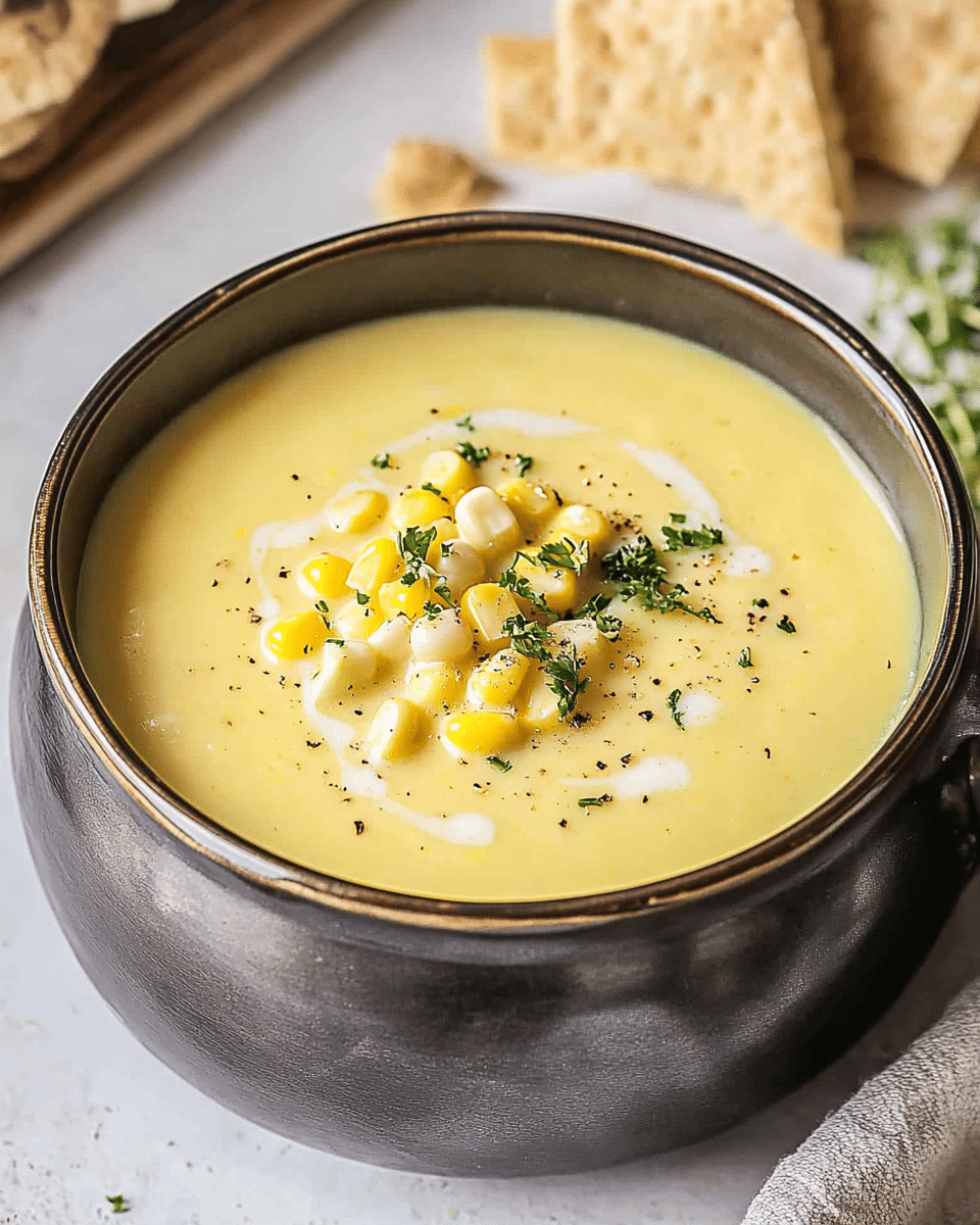 Creamy Sweet Corn Bisque