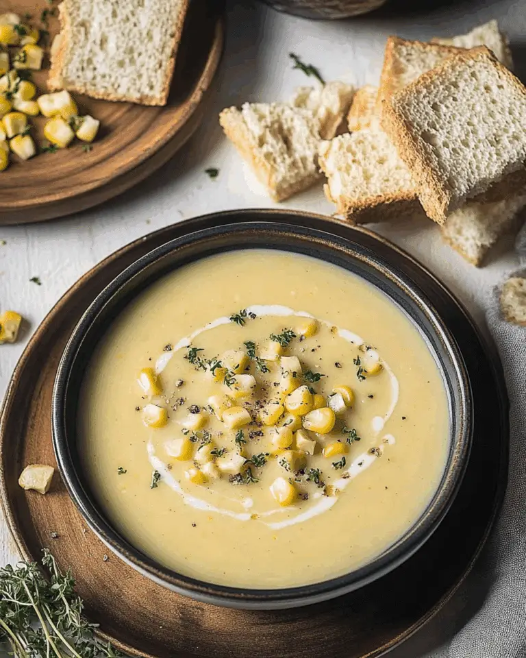 Creamy Sweet Corn Bisque