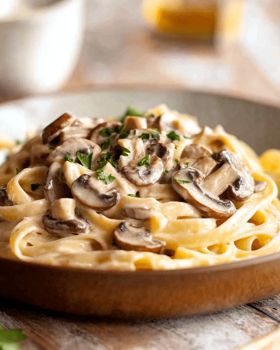 Creamy Mushroom Pasta