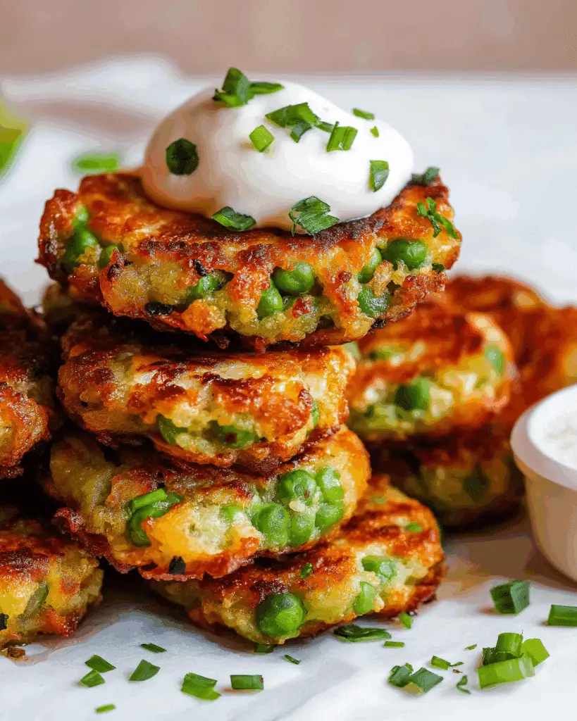 Crispy Pea Fritters
