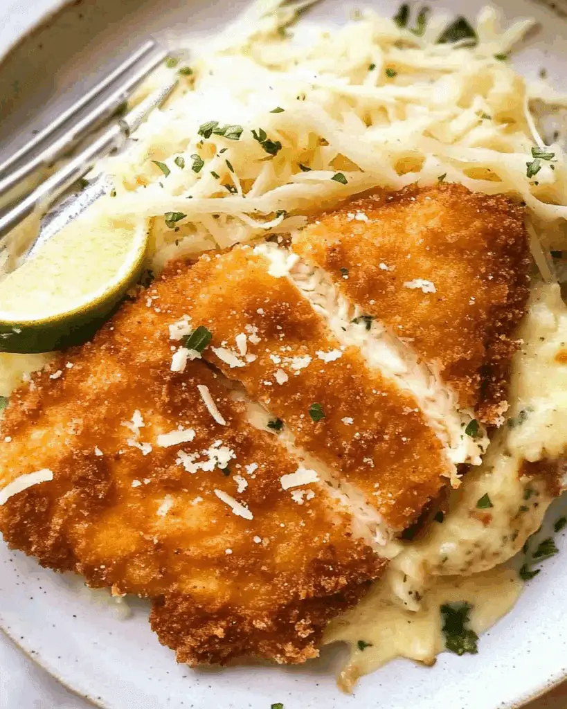 Crispy Parmesan Crusted Chicken