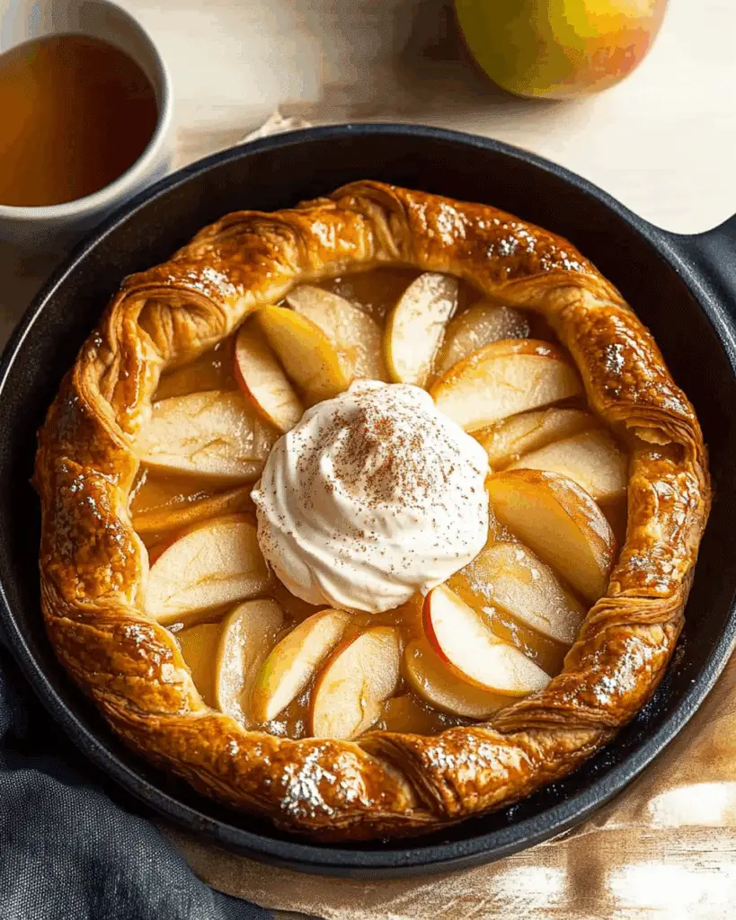 Apple Galette with Puff Pastry