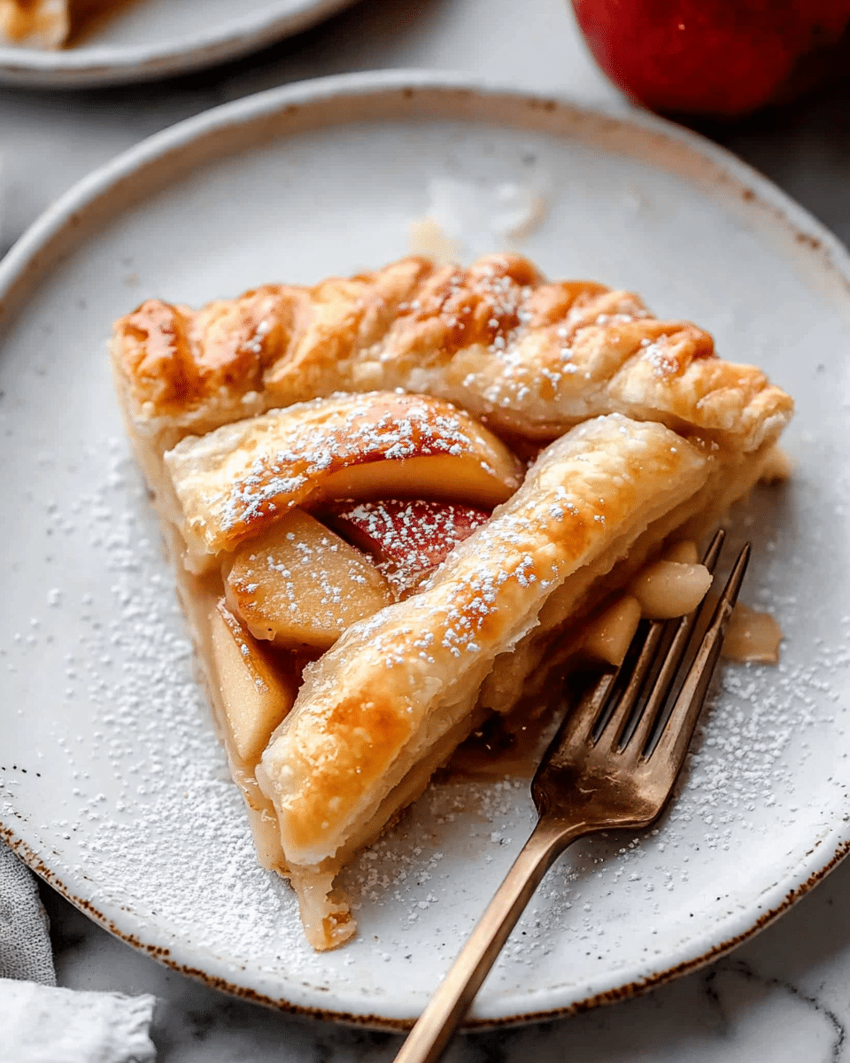 Apple Galette with Puff Pastry