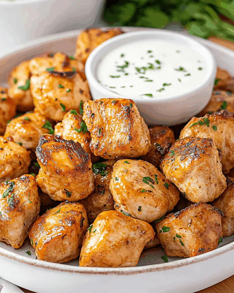 Garlic Butter Chicken Bites