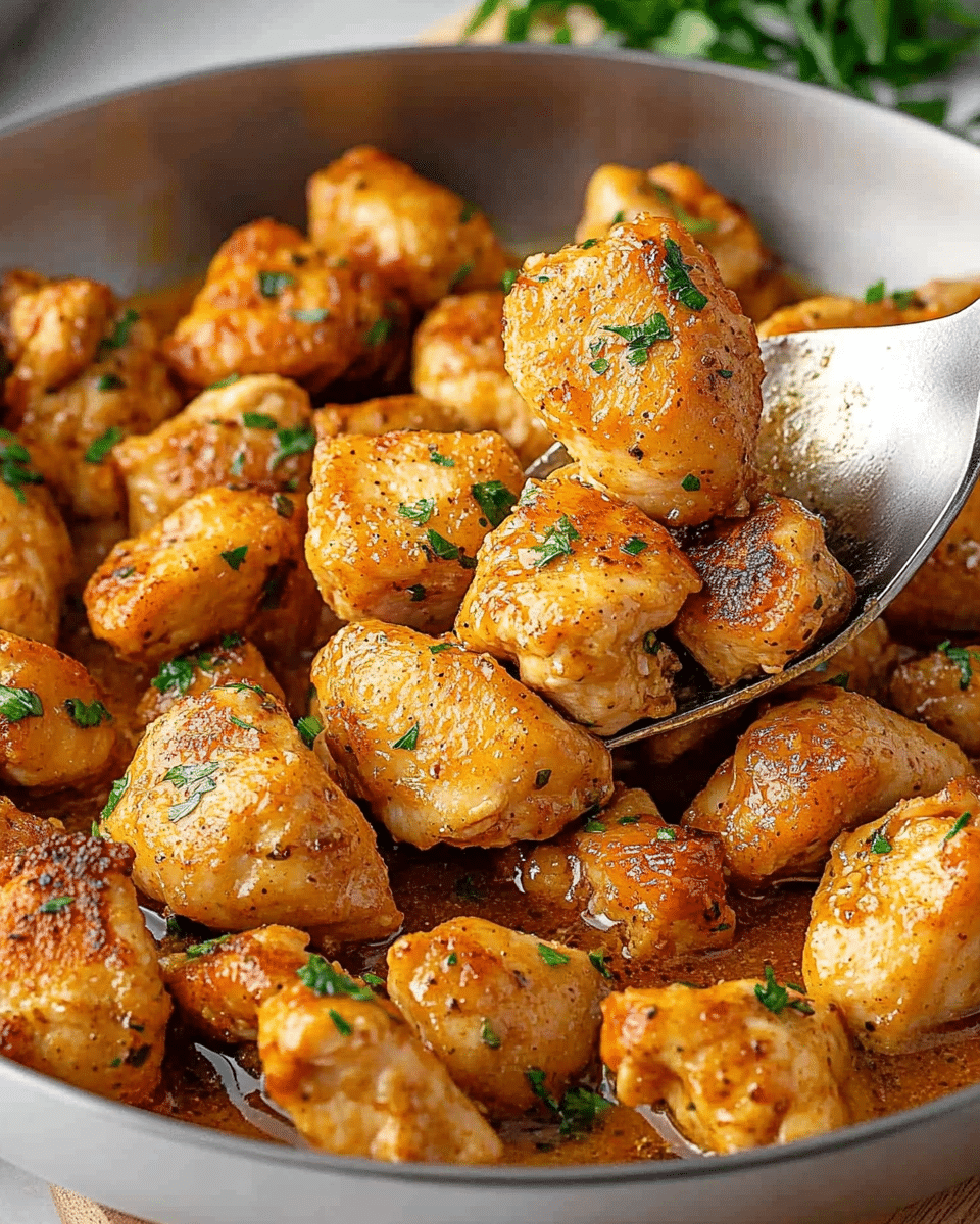 Garlic Butter Chicken Bites