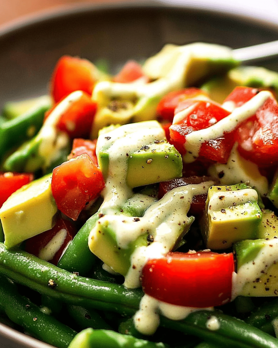 Green Bean Avocado Salad