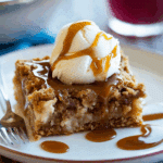 Ice Cream and Caramel Blondie