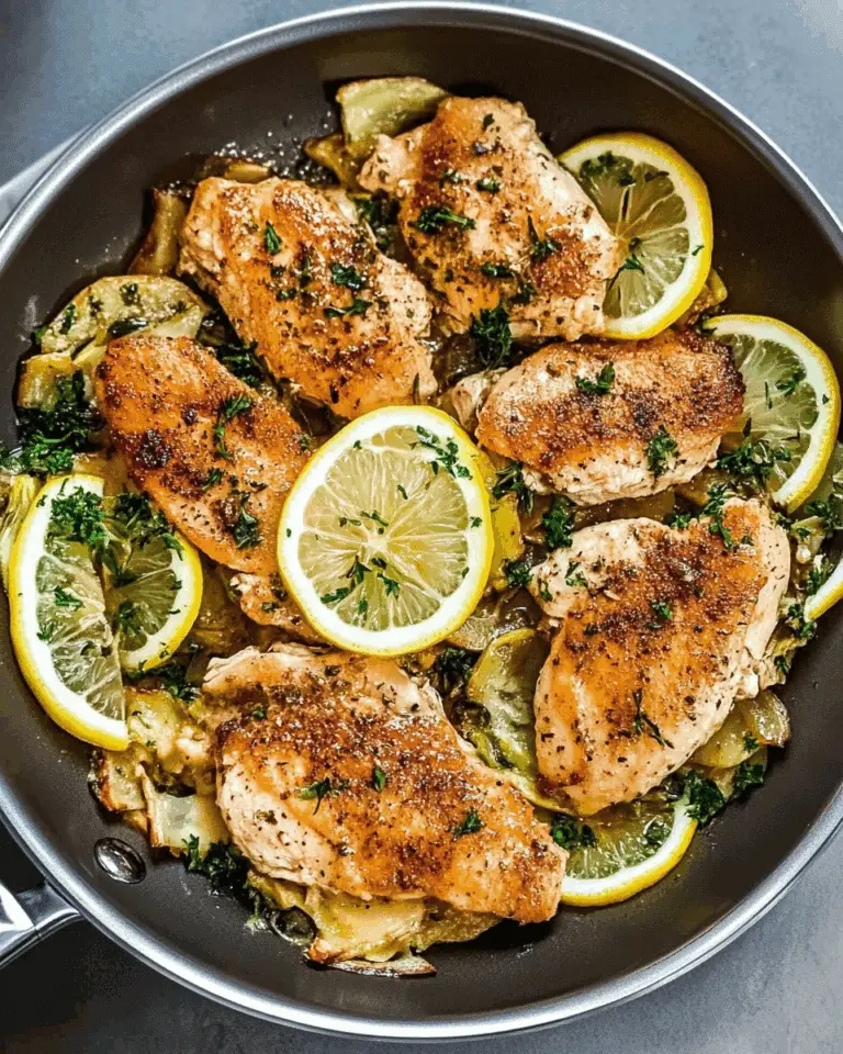 Lemon Artichoke Chicken Skillet
