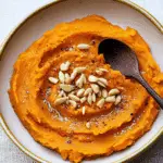 Mashed Sweet Potatoes with Caramelized Pineapple