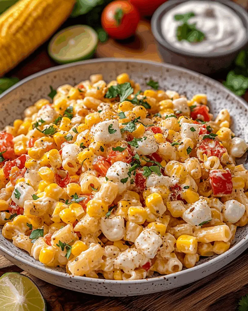 Mexican Street Corn Pasta Salad