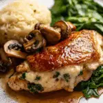 Mushroom Stuffed Chicken Breast