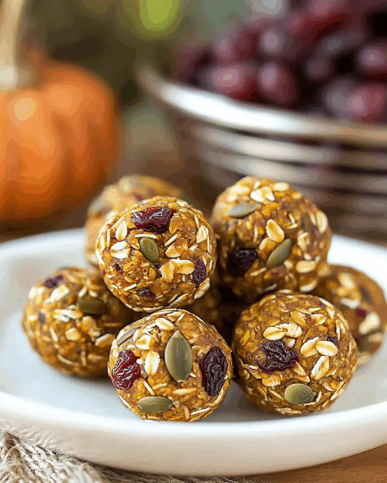 Pumpkin Energy Bites