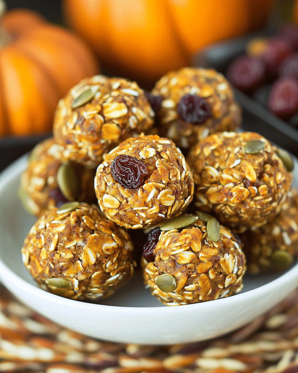 Pumpkin Energy Bites