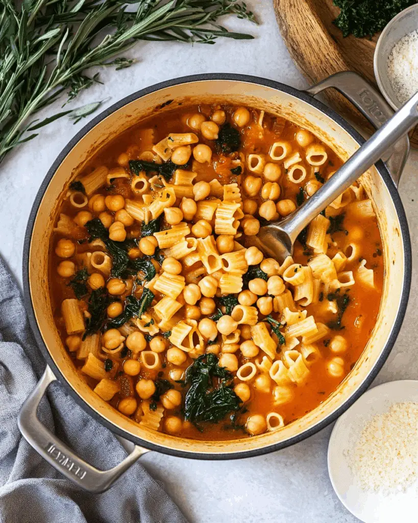Pasta e Ceci (Pasta with Chickpeas)