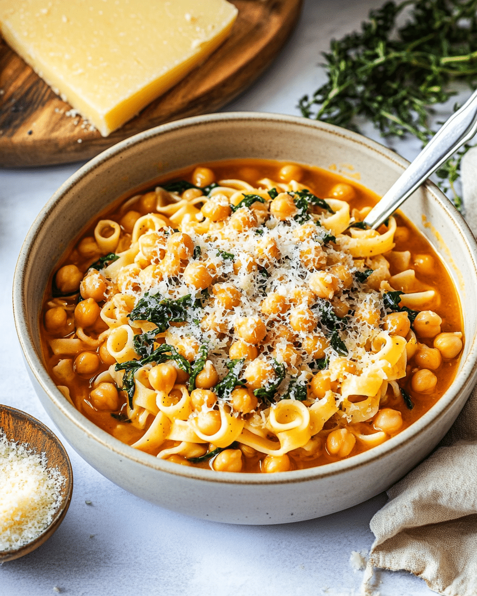 Pasta e Ceci (Pasta with Chickpeas)