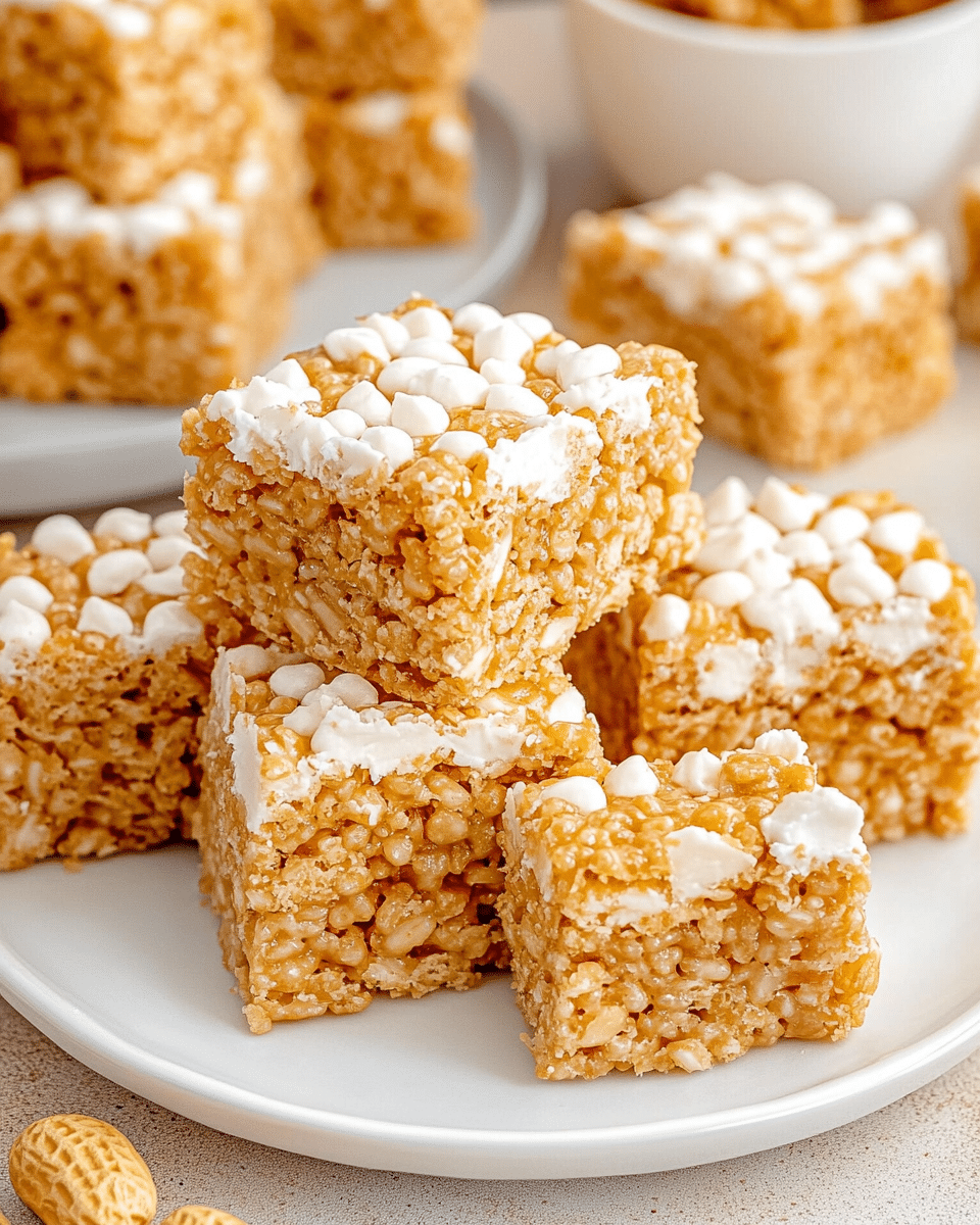 Peanut Butter Rice Krispies Treats