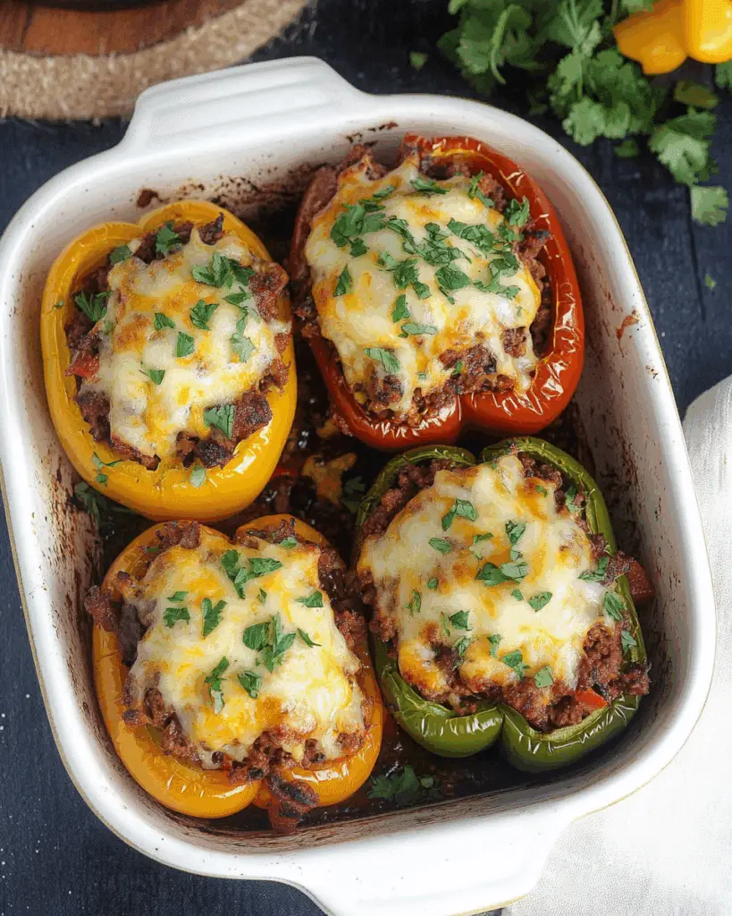 Philly Cheesesteak Stuffed Peppers