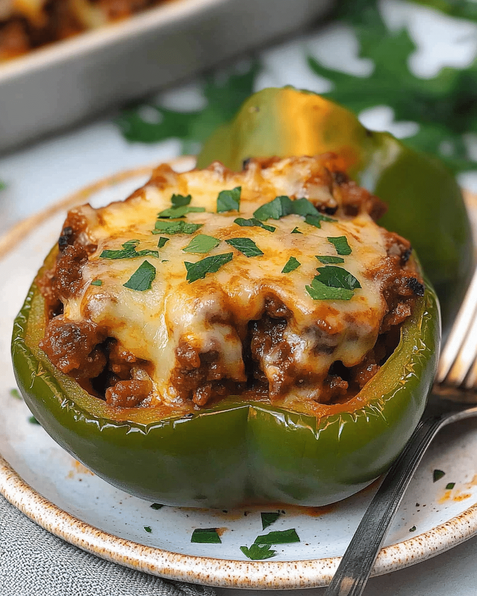 Philly Cheesesteak Stuffed Peppers