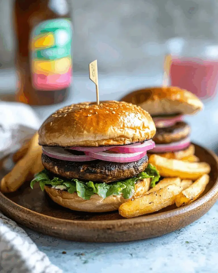 Portobello Mushroom Burger
