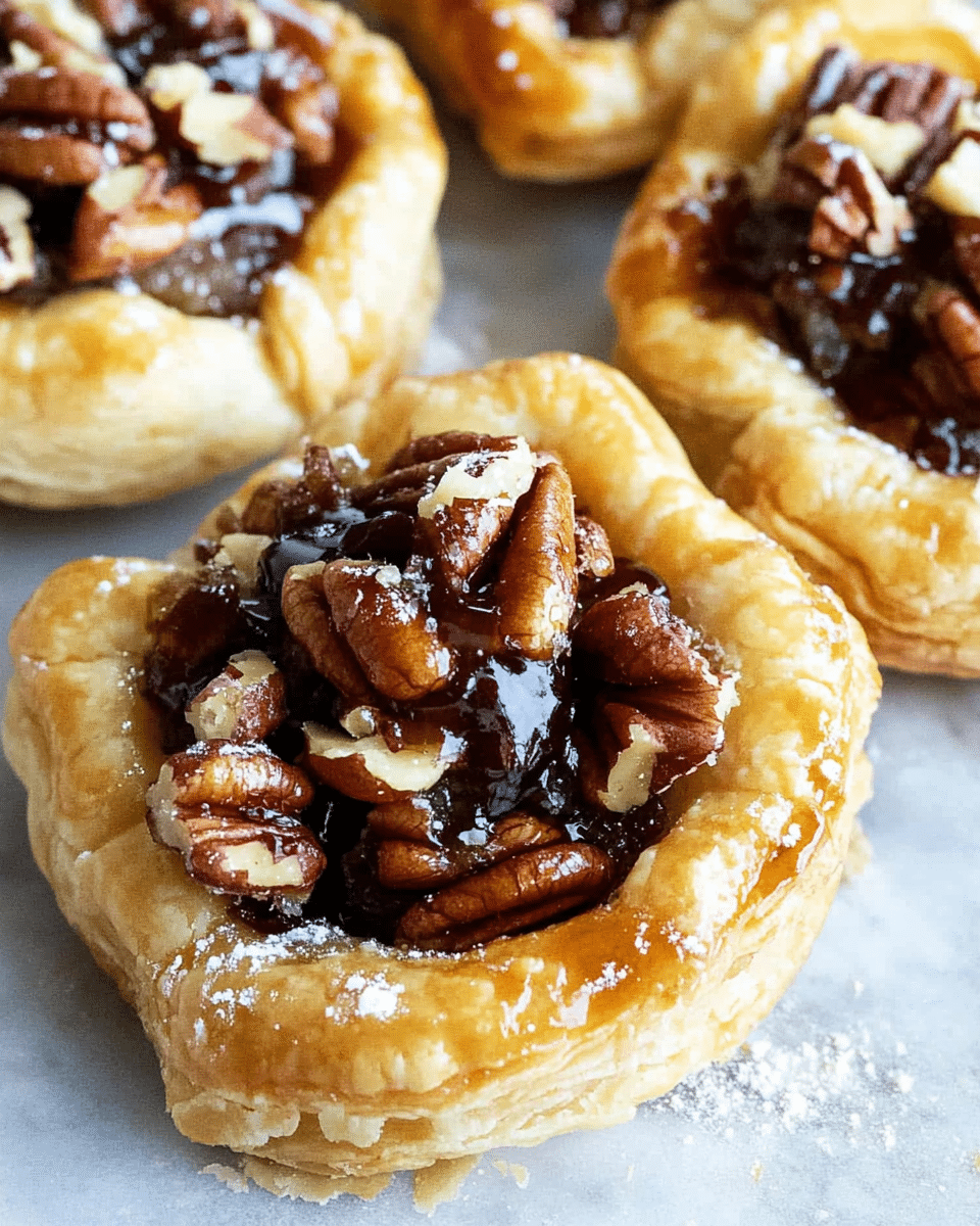 Puff Pastry Pecan Pie Bites