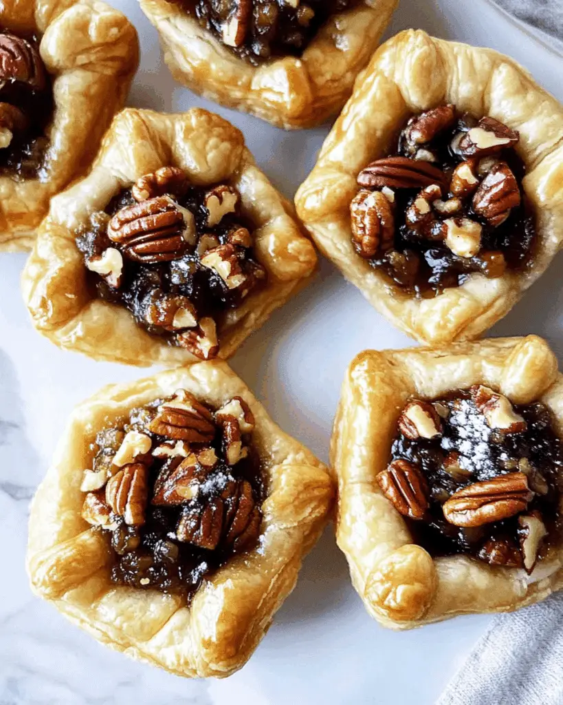 Puff Pastry Pecan Pie Bites