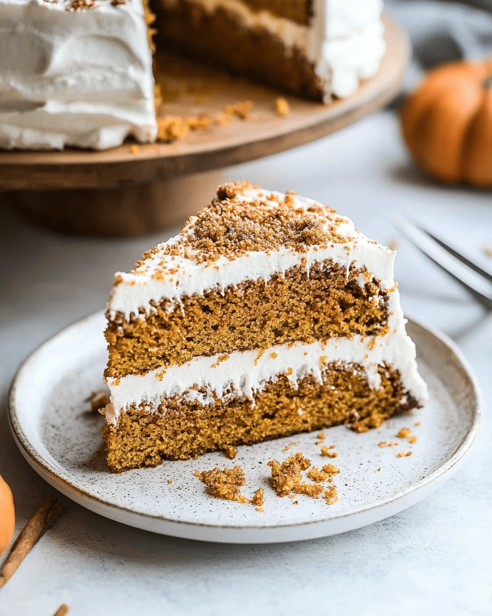 Pumpkin Layer Cake with Cream Cheese Frosting
