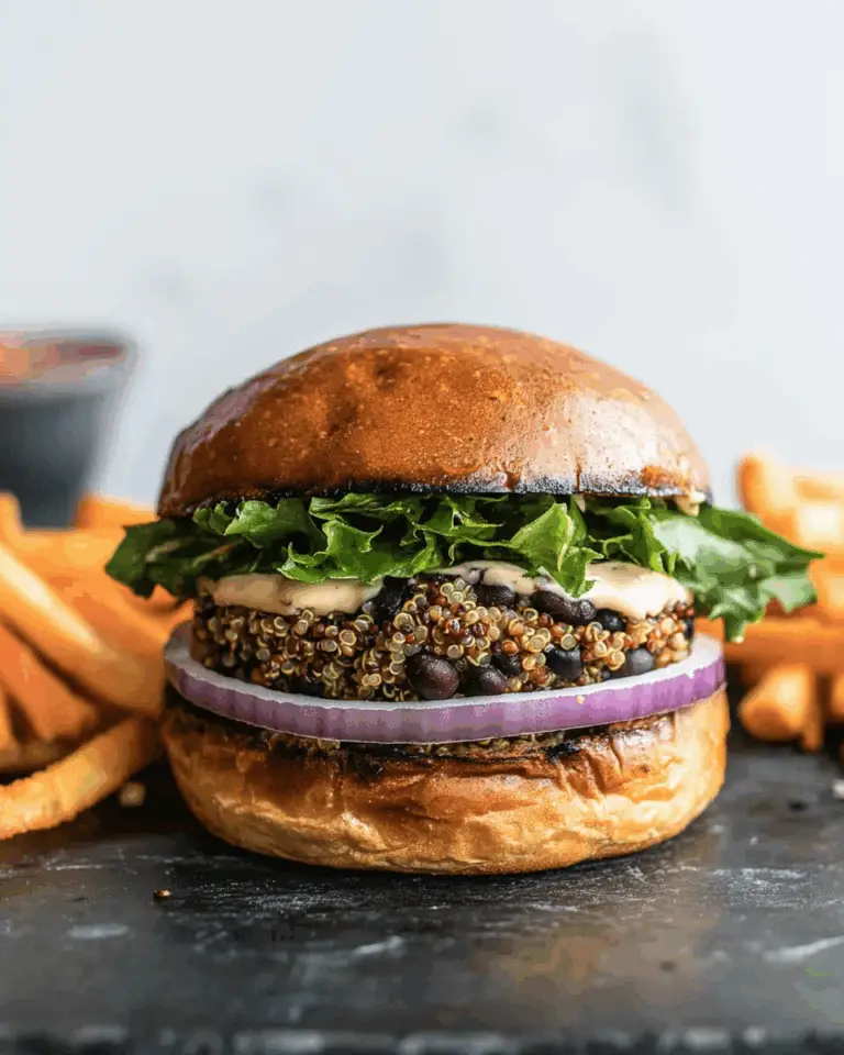 Quinoa Black Bean Burgers
