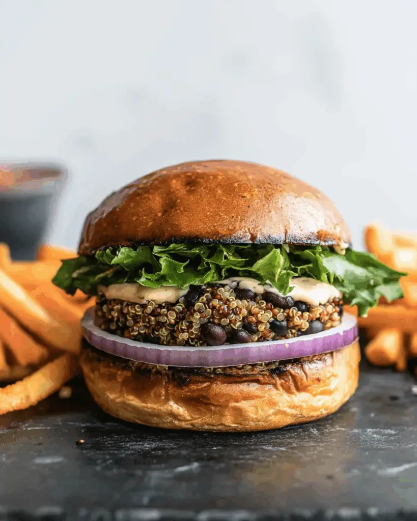 Quinoa Black Bean Burgers
